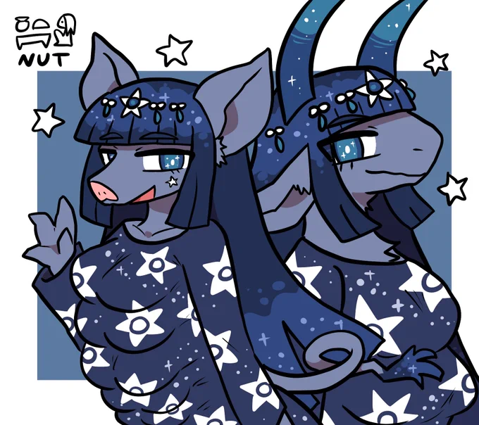 ヌト神(獣神のすがた)
