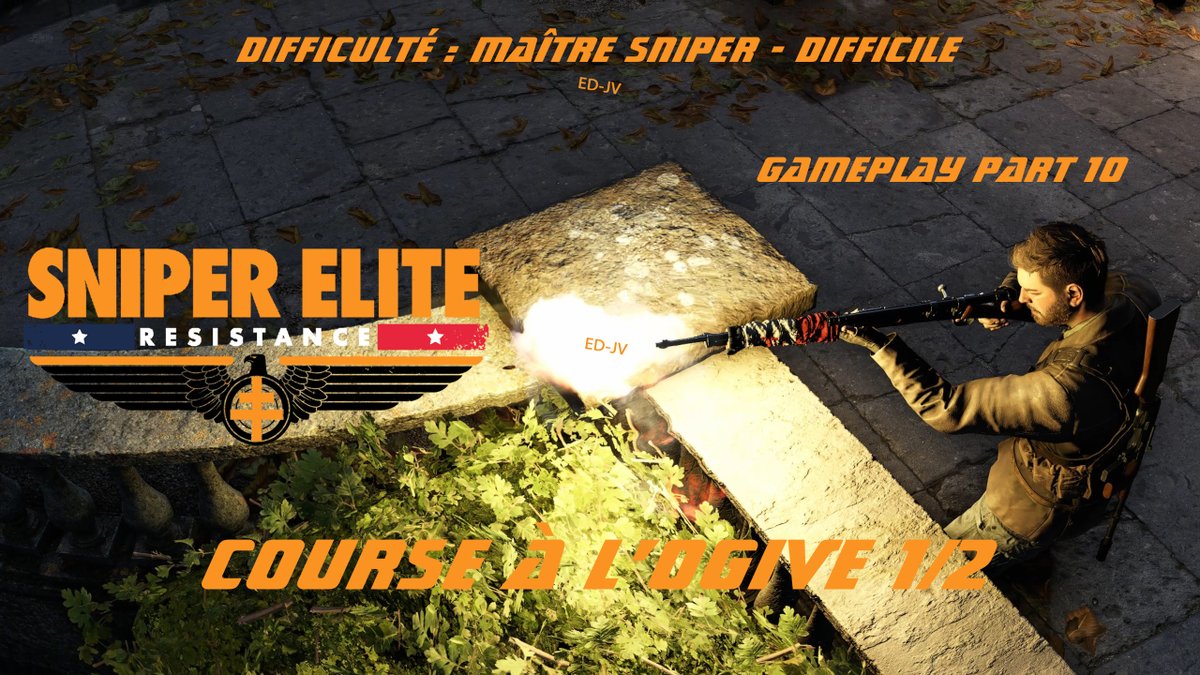 ED_JV_'s tweet photo. [FR] SNIPER ELITE Résistance - Part 10 - Course à l'ogive 1/2 - Gameplay PC en ultra 4K 60ips
Youtube: https://t.co/4pttxbTEz4
#SniperEliteResistance #gameplay #SniperElite #Sniper #Elite #RebellionDevelopments #Rebellion #VF #EDJV #ED_JV #ED_JV_ #jeuxvideo #jeuvideo #4K https://t.co/eJDH851AqG