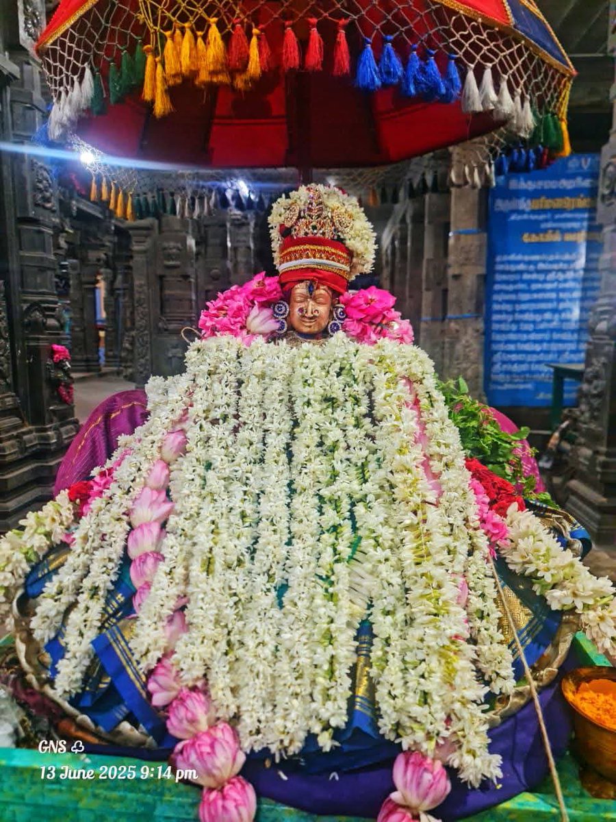 GSPKStotras's tweet photo. Thiruindhalur Sri Parimala Ranganayaki Thayar Vasanthotsavam Dhivya Sevai. https://t.co/DaETizoDay