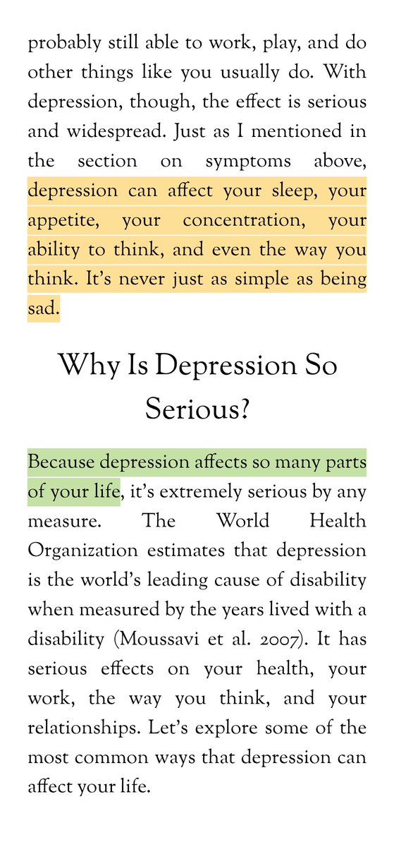 bluesunkiss_'s tweet image. Sarannya bagus bgt, karena psikologku pun menyarankan untuk 'melakukan apa yang gak mau kamu lakukan' ketika lagi depresi (most of suicidal thoughts lahir karena depresi).

Tapi ingat, depresi ≠ gak happy. It's more than just a mood.