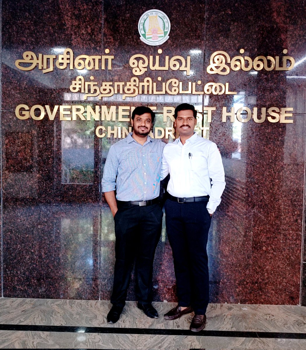 Aravinthdto's tweet image. கூட்டுறவுத்துறை மாவட்ட துணைப்பதிவாளர் நண்பர் வினோத் அவர்களுடன் சென்னை அரசு ஓய்வு இல்லத்தில் ஒரு மகிழ்ச்சியான சந்திப்பு.
#TNPSC
#DTO
#DRCS