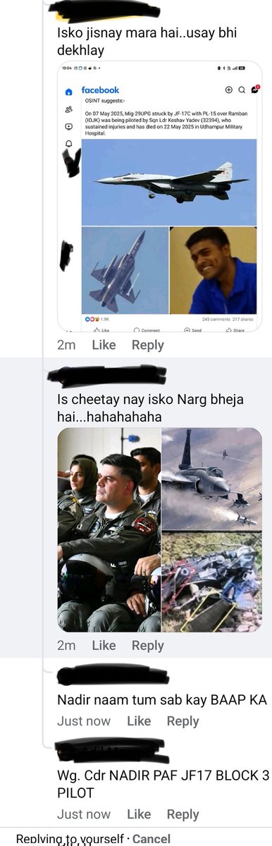 B_Holidaymakers's tweet photo. @kaustubhnihal7 @IranUrduNew And u are shit scared to fly the RAFALES now...LOL https://t.co/L4YwGfpEI6