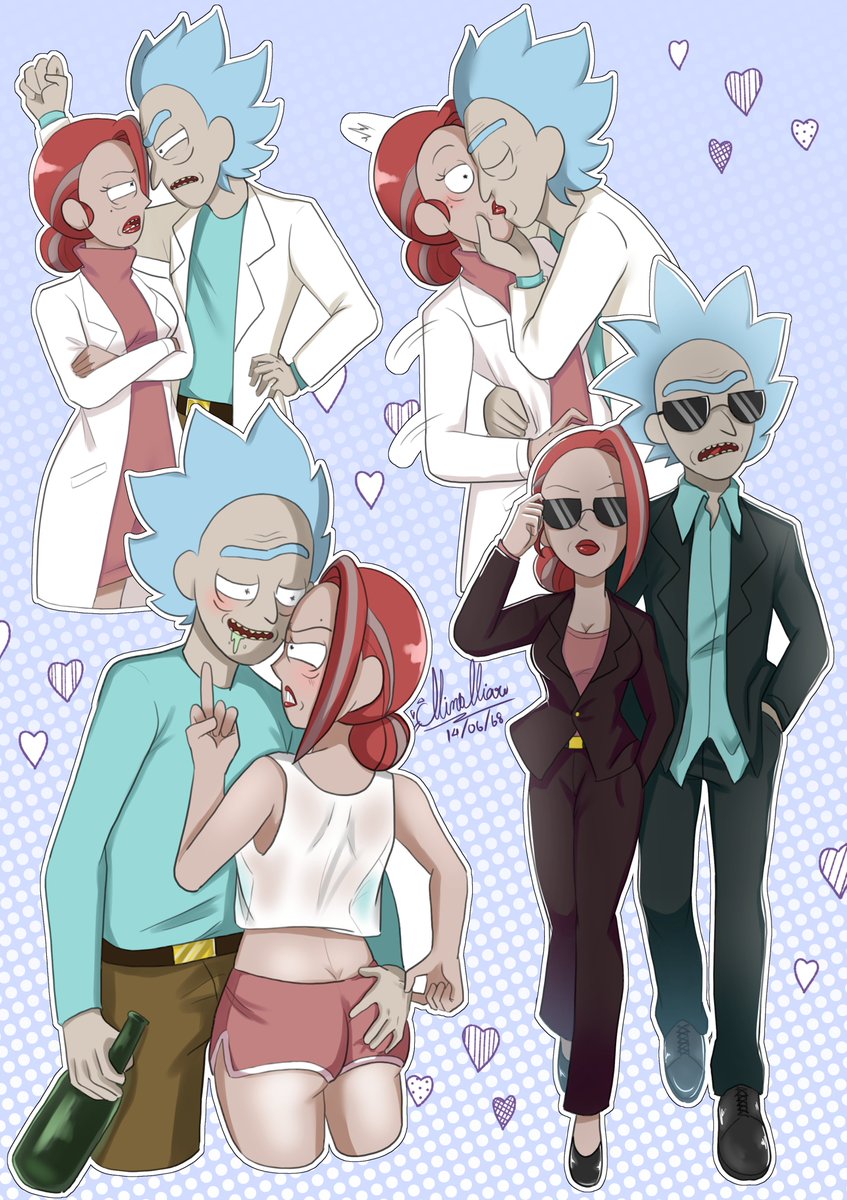 MintMiaow's tweet photo. [ Rick and Aria ] เอาโมเมนต์คนแก่มาฝาก รอบนี้มาแบบดีๆไม่มีมแน่นอน
#RickandMortyยูเมะ #ริคอาเรีย #ถ่านไฟเก่ายังมีไฟอยู่ #RickAndMorty #AriaVance #RickAndMortyOC https://t.co/jd0CjMHfen