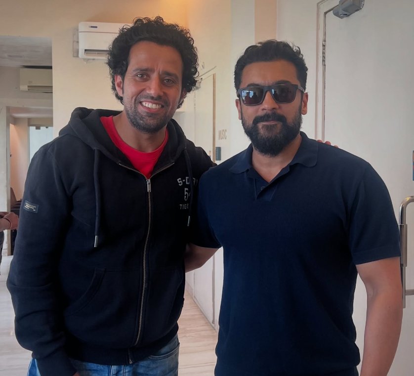 Online Suriya Fans Team (@onlinesuriyaft) on Twitter photo Exclusive Pic : Safira Dubbing Artist With <a href="/Suriya_offl/">Suriya Sivakumar</a> Anna ♥️
#Suriya45 #Suriya46 Exclusive Pic : Safira Dubbing Artist With <a href="/Suriya_offl/">Suriya Sivakumar</a> Anna ♥️
#Suriya45 #Suriya46