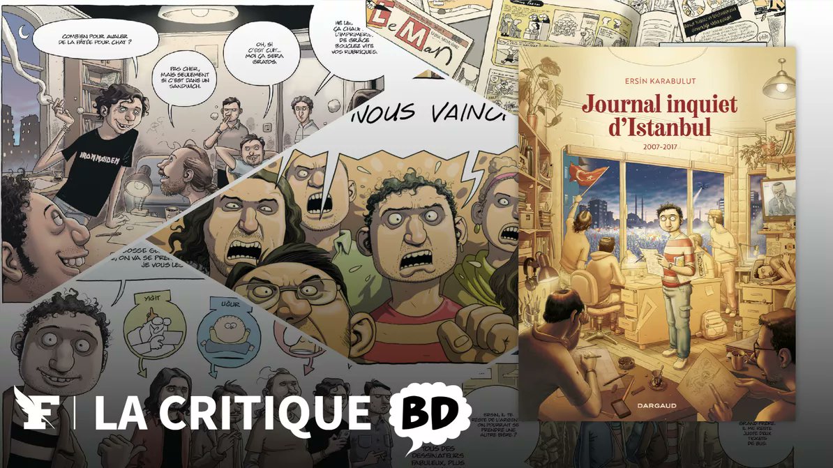 LA CRITIQUE BD -  Journal inquiet d’Istanbul 2, dans les affres d’un dessinateur de presse lefigaro.fr/bd/journal-inq… via <a href="/Figaro_Culture/">Le Figaro Culture</a>