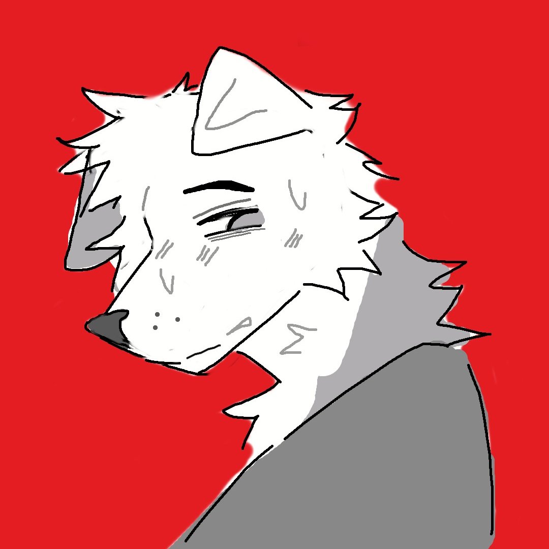 I love grey and red backrounds...