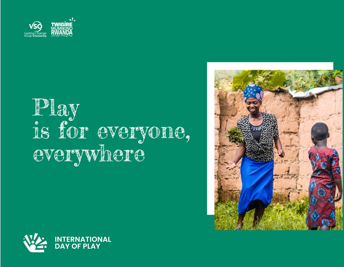VSO Rwanda (@vso_rwanda) on Twitter photo Did you know?
Play boosts creativity, Play unlocks skills, and critical thinking in early learners!
Through the <a href="/VSO_TMR/">VSO-Twigire Mumikino Rwanda</a>, we’ve empowered thousands of caregivers and educators to integrate playful pedagogy into their daily routines, transforming traditional learning Did you know?
Play boosts creativity, Play unlocks skills, and critical thinking in early learners!
Through the <a href="/VSO_TMR/">VSO-Twigire Mumikino Rwanda</a>, we’ve empowered thousands of caregivers and educators to integrate playful pedagogy into their daily routines, transforming traditional learning