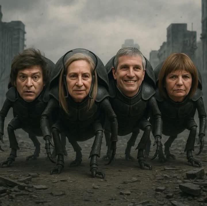 colmann_jmJP's tweet photo. @JoacoCGE22 Los verdaderos monstruos no están en cuentos: son Macri, Caputo y los saqueadores de la Patria. 
La desinformación no exime de culpa, quien calla, otorga. 
Argentina vive una dictadura financiera y colonial. 
¡Que el mundo lo sepa y el pueblo despierte! https://t.co/sOGDezaa6b