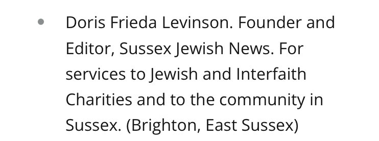 Very proud of my magnificent mum who's just been announced as a recipient of a British Empire Medal.