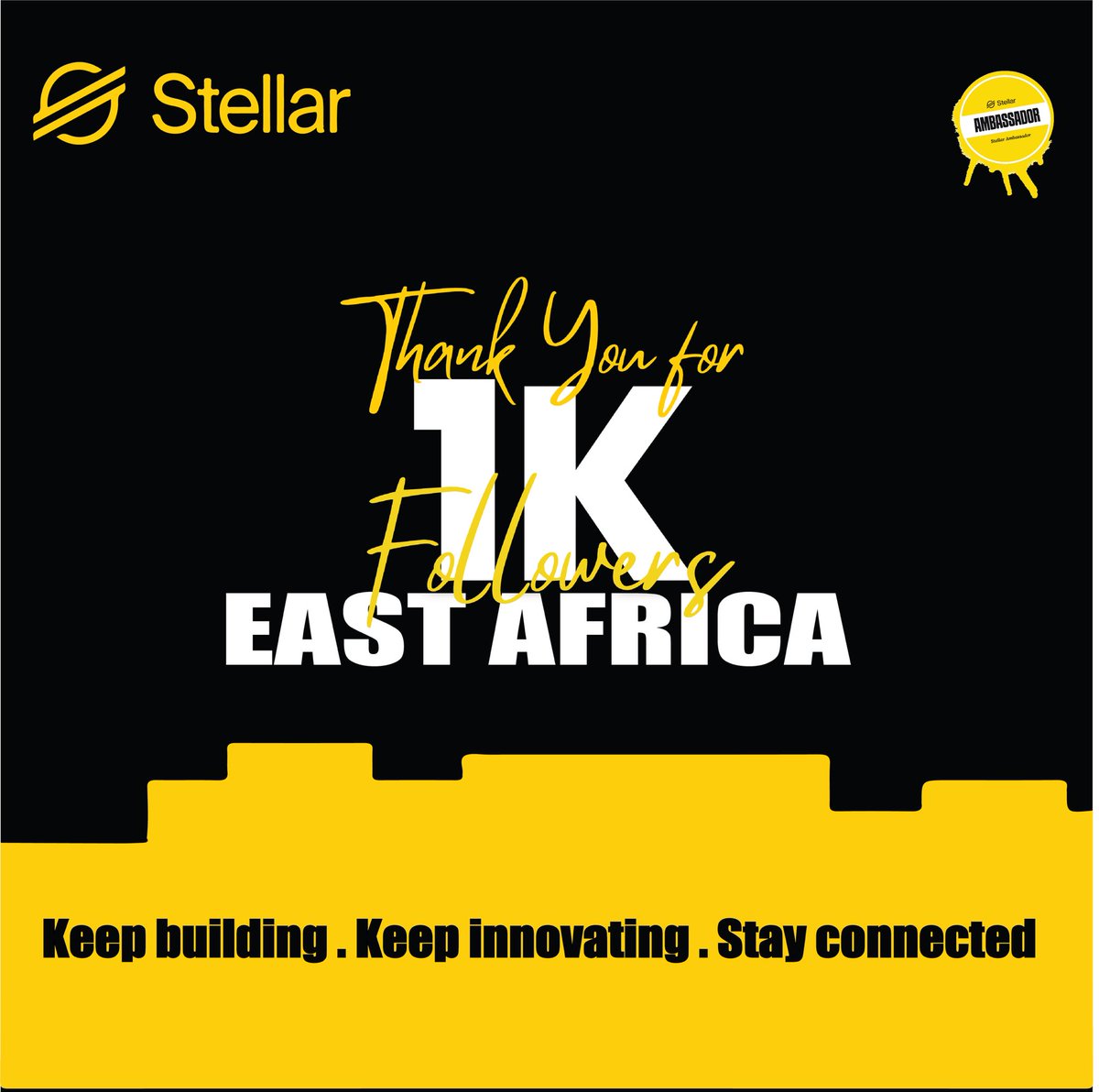 A huge THANK YOU to every single member of the Stellar East Africa community. 

Your support, energy, and belief in our mission to grow the Stellar ecosystem across East Africa means everything. 💙

Here’s to building, learning, and shining together.