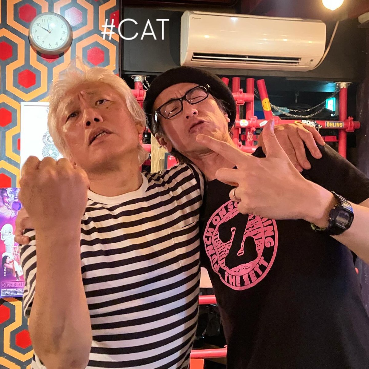 TaijiVop's tweet photo. 本日、疑似ZETTリハーサル🔥
頑張りまーす💪
#thezett
#thejimmyguns
#rom
#theshame
#rockclub
#ずっと喉の調子が悪い
#声帯かなり炎症
#こないだ病院言ったら閉寒性換気障害
#気管支炎
#踏んだり蹴ったり
#マイキー https://t.co/wMxQww6cJm