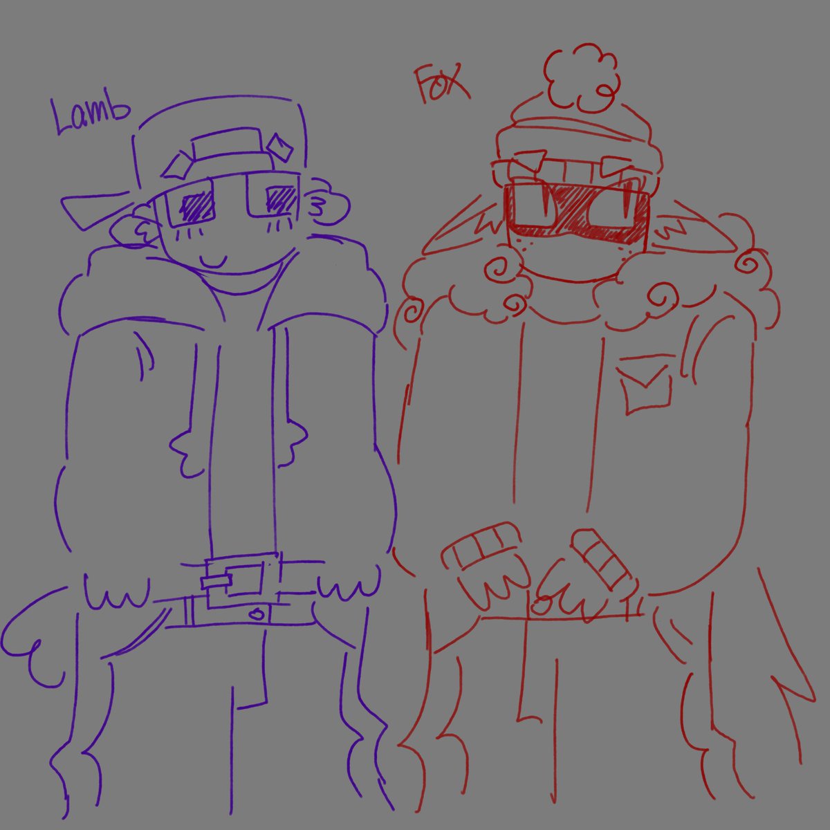 spartozo animals (based on a doodle i did a few months back) #brandonworks