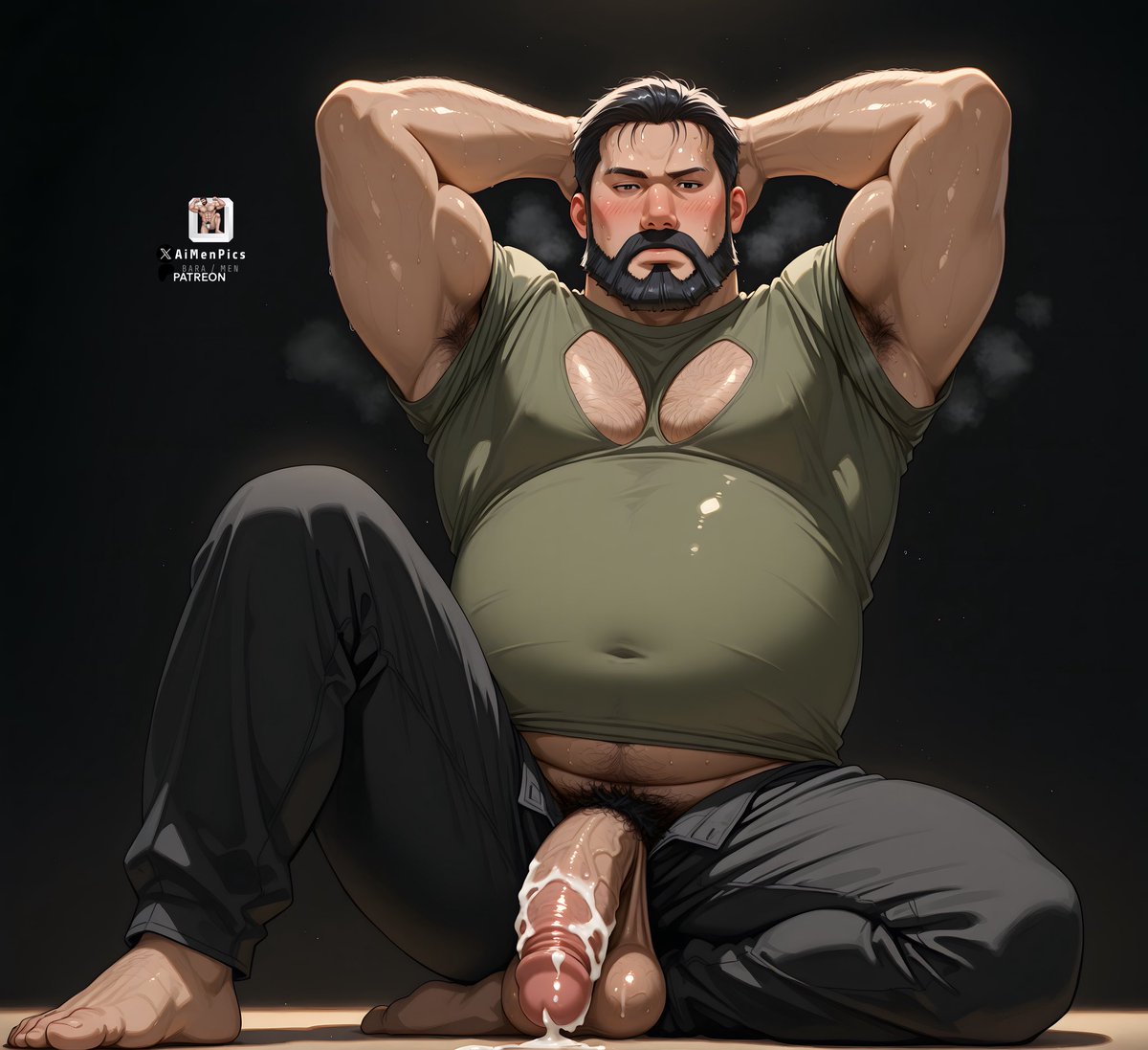 Sig Curtis 💪😤❤️
#FMA #SigCurtis #FullmetalAlchemist #AnimeStrongmen #FMAFanart #nsfw #bara #gay #yaoi #dilf