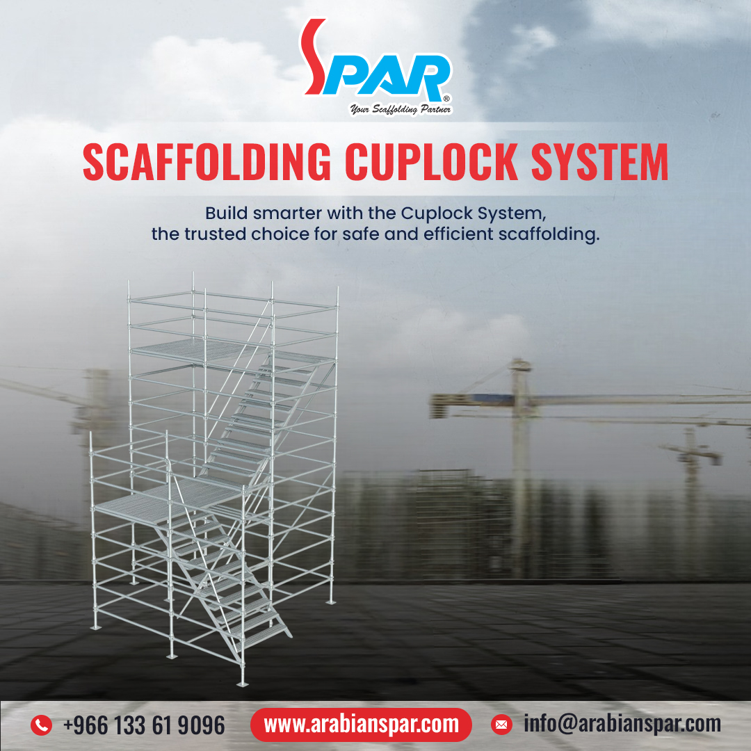 ArabainSpar's tweet image. Reach New Heights with Our Cuplock Scaffolding System!
👉As a leading manufacturer and exporter of scaffolding cuplock systems.
📧 info@arabianspar.com
🌐 arabianspar.com
#arabianspar #scaffoldingcuplock #cuplockSystem #cuplock #couplockstand #cuplockstandard