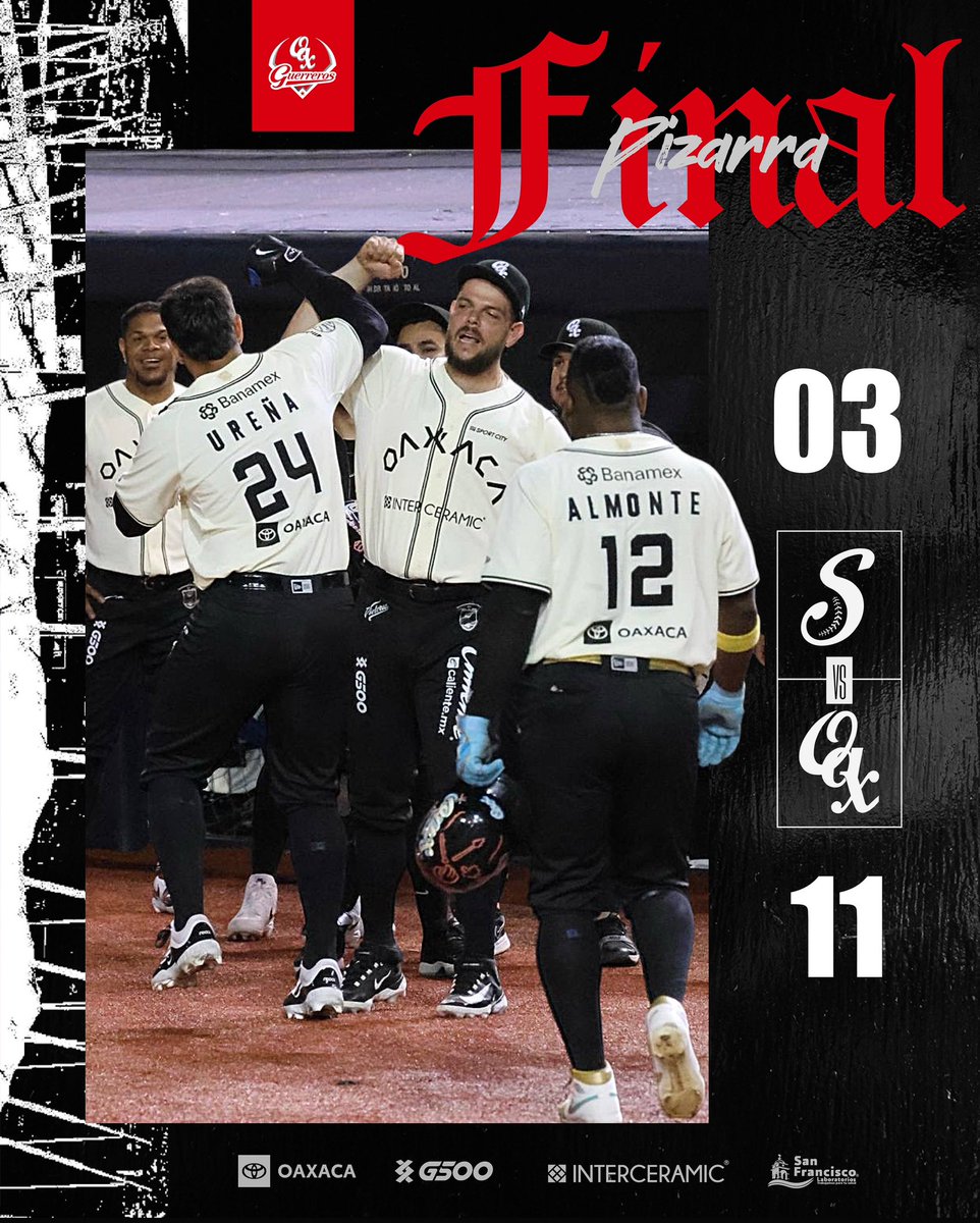 GuerrerosOax's tweet photo. ¡LA TROPA SE QUEDA CON EL PRIMERO DE LA SERIE!⚔️🔥

#LaGuerraComienza #SomosGuerreros⚔️ https://t.co/LGSMFkHaZG