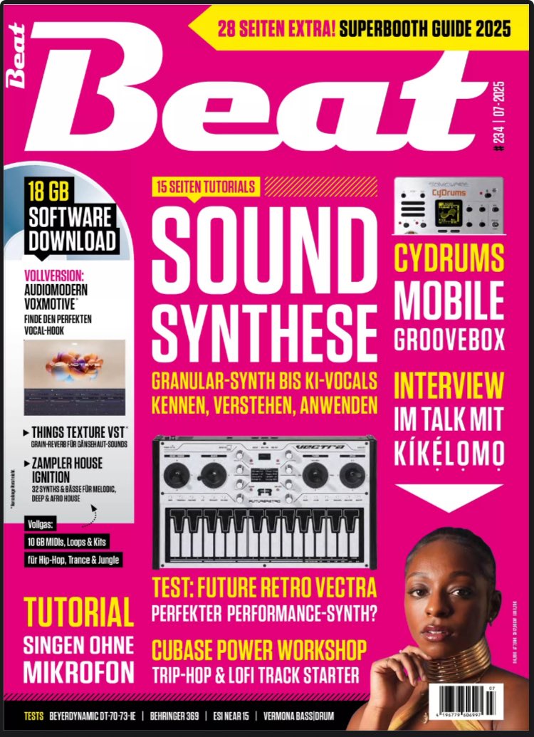 tetsurohkonishi's tweet photo. ドイツのエレクトロニカ雑誌「Beat Magazine」の今月のレビュー8選Musikschätze des MonatsにMorgen Wurde & Tis feat Tetsuroh Konishiのアルバム「Erwuchs」が選ばれてレビューされました!ありがとうございます!熱意と行動に感謝しております!
#morgenwurde
#formatrecords
#beatmagazine https://t.co/6VWvaUzorq