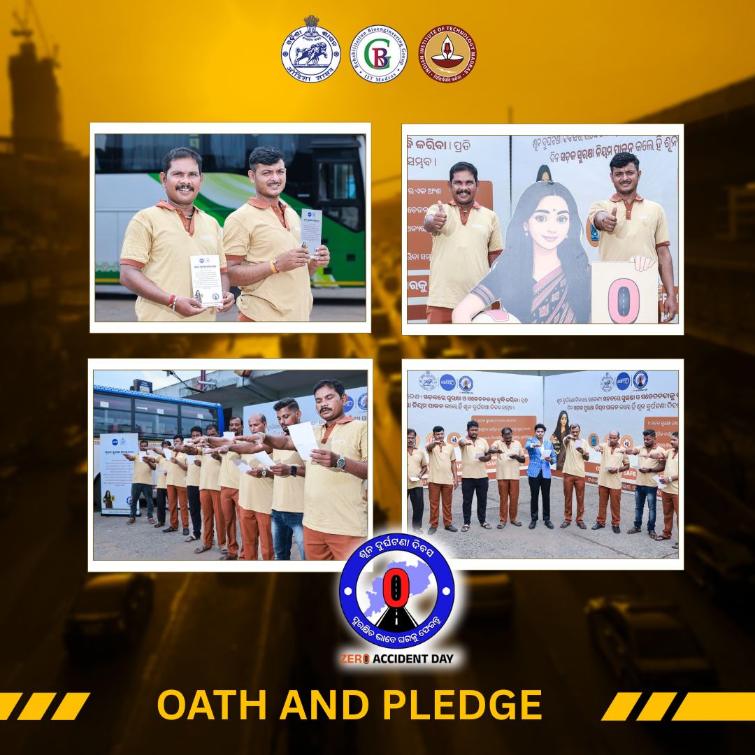 RBG Labs IITM (@rbg_labs_iitm) on Twitter photo Kicking off the day with purpose, drivers at the OSRTC Cuttack depot took the Road Safety Pledge under the Zero Accident Day campaign. With each pledge, we move one step closer to making our roads safer for all.
<a href="/VBChennai/">Venkatesh B</a> <a href="/iitmadras/">IIT Madras</a> <a href="/CTOdisha/">ବାଣିଜ୍ୟ ଓ ପରିବହନ ବିଭାଗ । Commerce & Transport</a> <a href="/STAOdisha/">State Transport Authority, Odisha</a> Kicking off the day with purpose, drivers at the OSRTC Cuttack depot took the Road Safety Pledge under the Zero Accident Day campaign. With each pledge, we move one step closer to making our roads safer for all.
<a href="/VBChennai/">Venkatesh B</a> <a href="/iitmadras/">IIT Madras</a> <a href="/CTOdisha/">ବାଣିଜ୍ୟ ଓ ପରିବହନ ବିଭାଗ । Commerce & Transport</a> <a href="/STAOdisha/">State Transport Authority, Odisha</a>