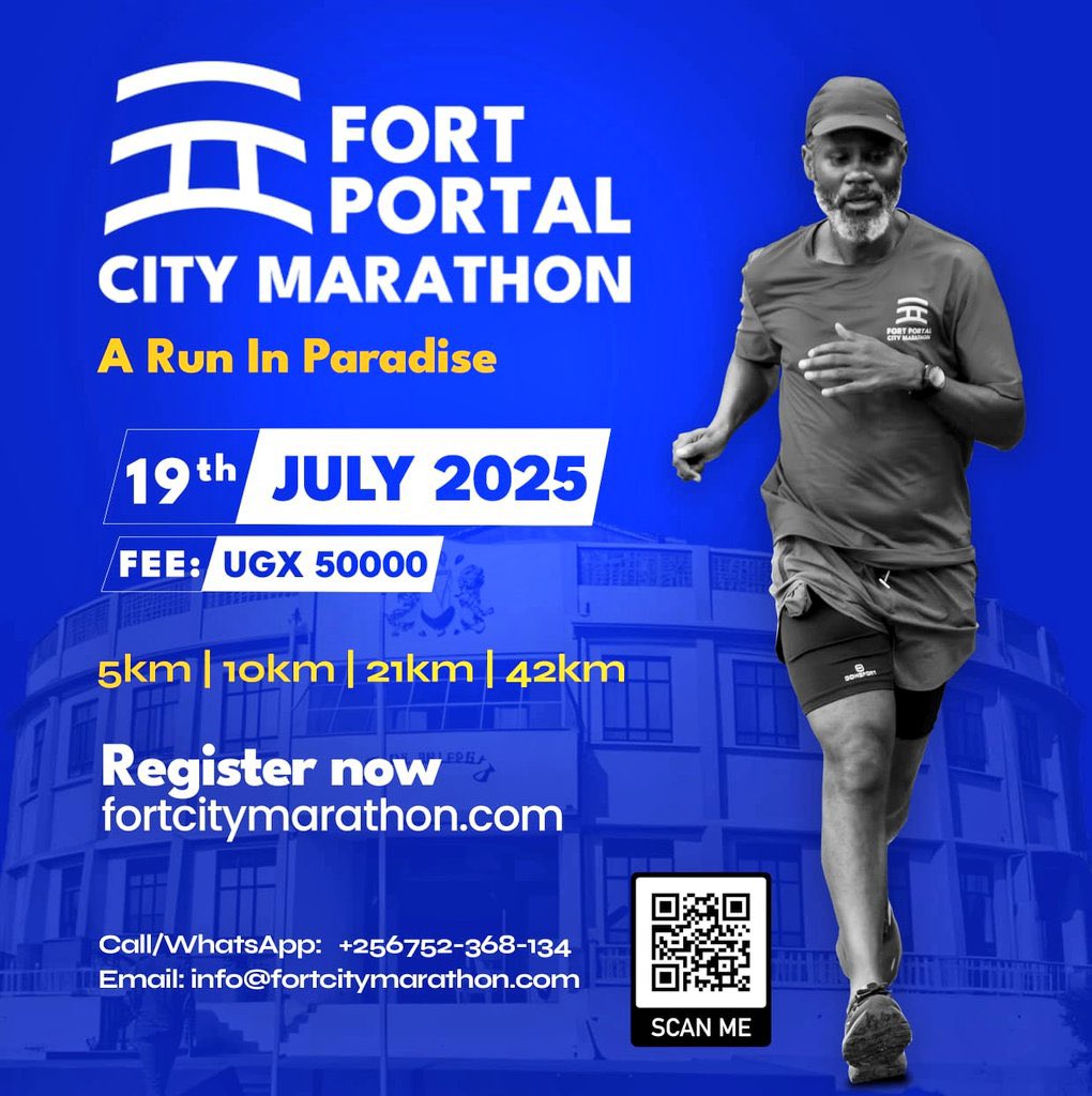 MosesRutahigwa's tweet image. Comrades is over. Next up is @FPcitymarathon—time to run in paradise.

The slot is booked for Saturday, July 19, in #FortPortal, Tooro.

Sign up too here: fortcitymarathon.com/registration/

🏨 Book your stay: fortcitymarathon.com/accomodation/

#FortPortalCityMarathon #ARunInParadise
