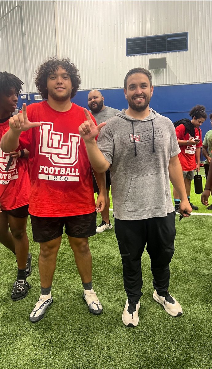 Gabe Saliba (@gabesalsports) on Twitter photo Thank you <a href="/Coach_Cannata/">Matt Cannata</a> for the invite, learned a lot competing in front of <a href="/LamarFootball/">Lamar University Football</a>
<a href="/GOaksFootball/">Grand Oaks Football</a> <a href="/coach_mcdowell/">Shaun McDowell</a> Thank you <a href="/Coach_Cannata/">Matt Cannata</a> for the invite, learned a lot competing in front of <a href="/LamarFootball/">Lamar University Football</a>
<a href="/GOaksFootball/">Grand Oaks Football</a> <a href="/coach_mcdowell/">Shaun McDowell</a>