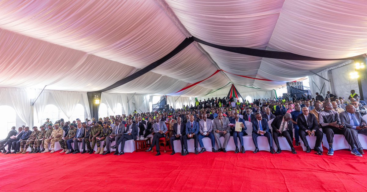 At the National Police Leadership Academy in Ngong’, Kajiado County, for the destruction of illicit firearms.

The destruction of more than 6,000 illegal firearms - recovered between 2022 and 2025 - signals our total focus in tackling insecurity and violence in our communities.