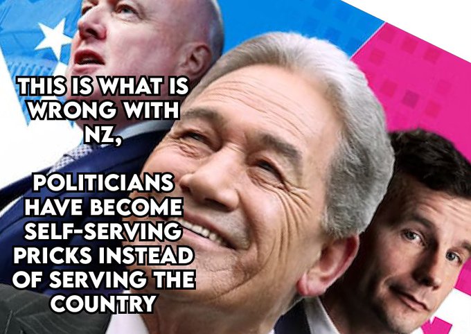 <a href="/liedmyway2top/">CEO of NZ Inc.</a> watching trumps america and starmers uk i look at this and realise how lucky we are... #nzpol

we got the pathetic versions... #coalitionofcorruption