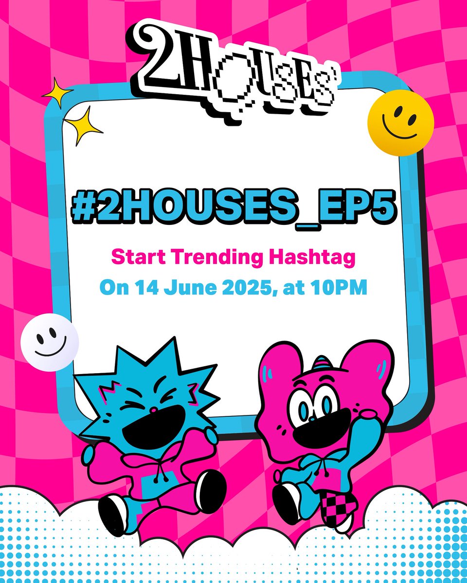 2HOUSES_PROJECT's tweet photo. ขอบคุณสำหรับ #3 Trending ของ Hashtag #2HOUSES_EP4 เมื่อสัปดาห์ที่แล้วมาก ๆ นะทุกคนนน 🥹🙏🏼 สัปดาห์นี้มาโซ๊ะเม้าท์แฟ่ดด้วยกันอีกนะ รวมกันเราทำได้!!🫦🔥
แท็กเดียวเน้น ๆ สี่ทุ่มเจอกันเหมือนเดิมพี่ ๆ ✨
#.2HOUSES_EP5
เริ่มเทรนด์พร้อมกัน 22.00 น.
🏡🤍
#2HOUSES_PROJECT
#สองบ้านหนึ่งฝัน
#litentertainmentth