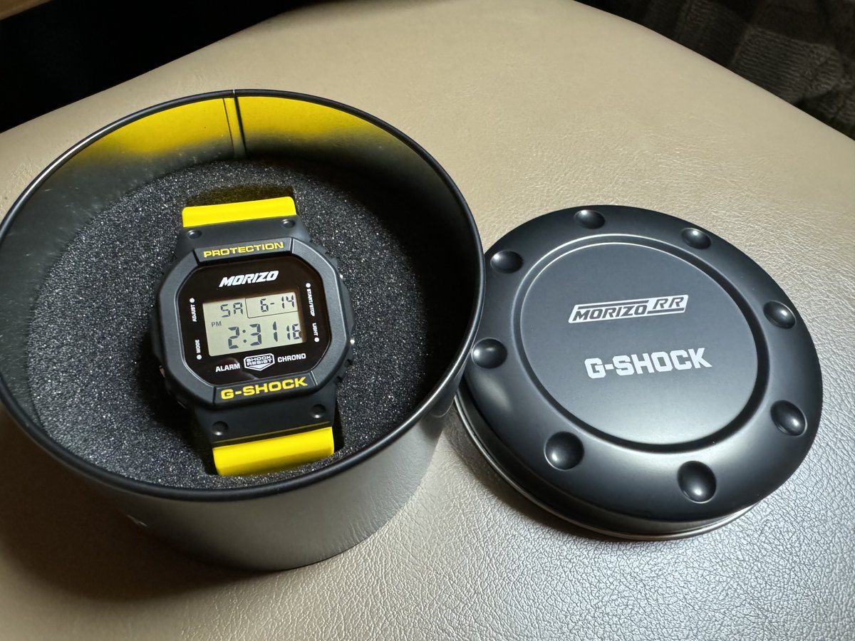 1番の目的はコチラ。 何とかGET出来ました⌚️ モリゾウ×G-SHOCK