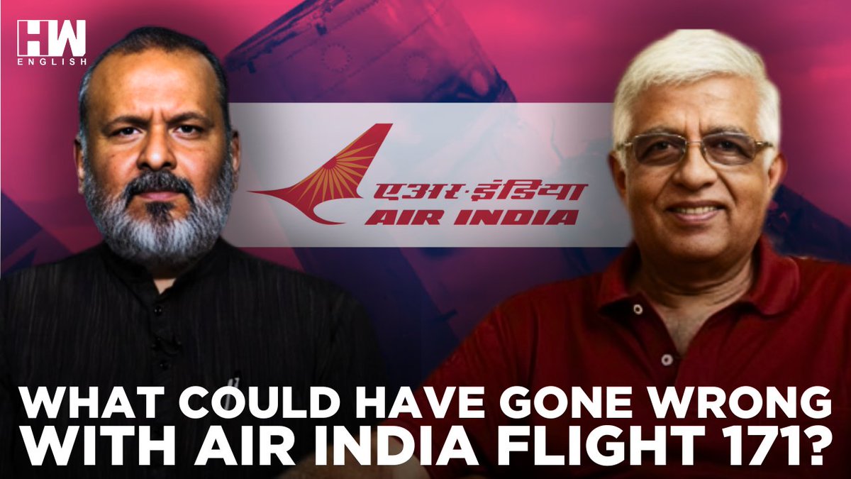 HW News English (@hwnewsenglish) on Twitter photo Aviation expert <a href="/Mohan_Rngnathan/">Mohan Ranganathan</a> Decodes Air India Flight 171 crash | <a href="/sujitnair90/">Sujit Nair</a>
Link: youtu.be/yBjmZHMHyhY
The flight was en route to London when, within seconds of take-off, it crashed in a residential area.
#AirIndiaPlaneCrash #AhmedabadPlaneCrash #SoleSurvivor Aviation expert <a href="/Mohan_Rngnathan/">Mohan Ranganathan</a> Decodes Air India Flight 171 crash | <a href="/sujitnair90/">Sujit Nair</a>
Link: youtu.be/yBjmZHMHyhY
The flight was en route to London when, within seconds of take-off, it crashed in a residential area.
#AirIndiaPlaneCrash #AhmedabadPlaneCrash #SoleSurvivor