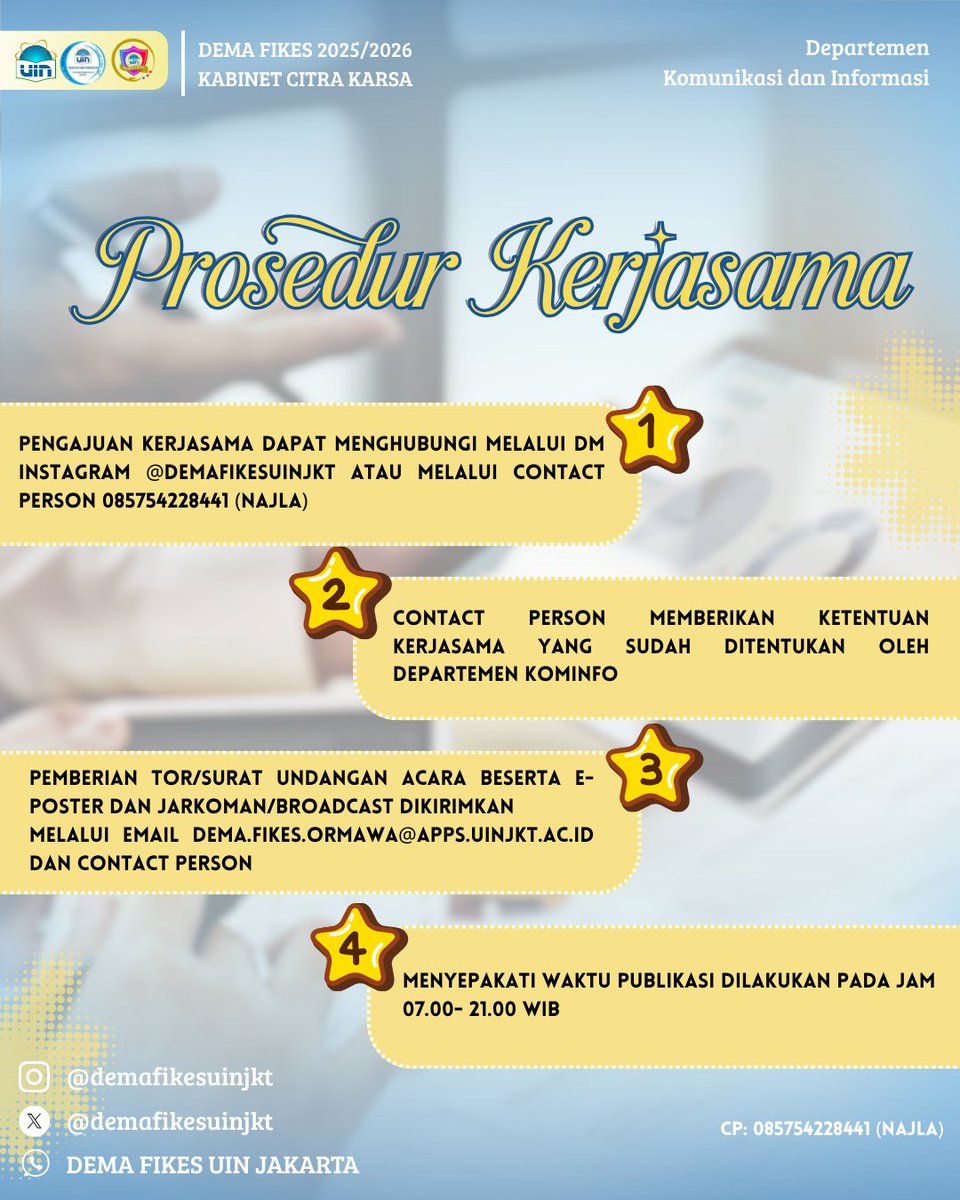 DEMA FIKES UIN Jakarta tweet media