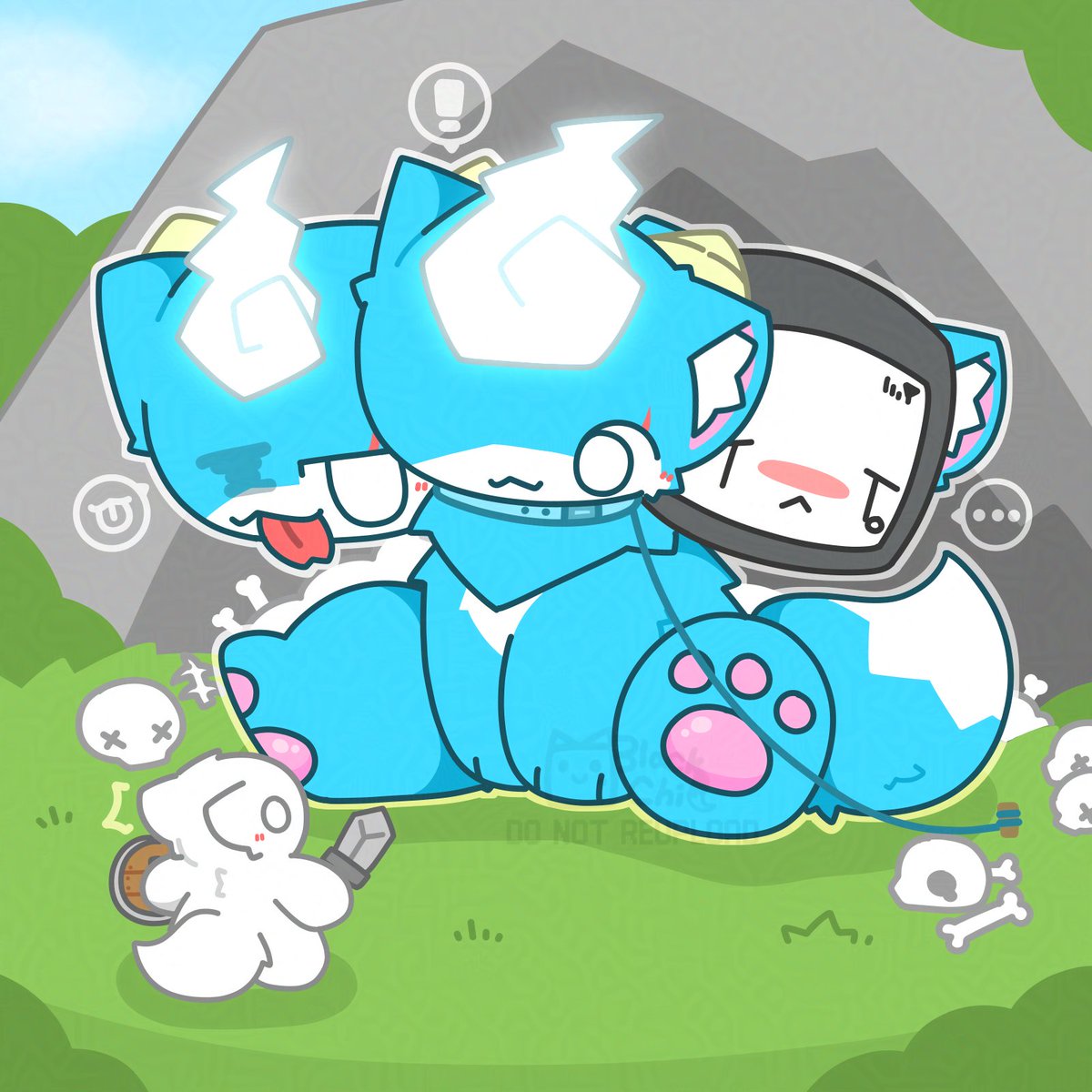 포식자님의 동굴을 지키는 무시무시한 문지기 등장! 💥
捕食者様の洞窟を守る··· 恐ろしい門番！💥