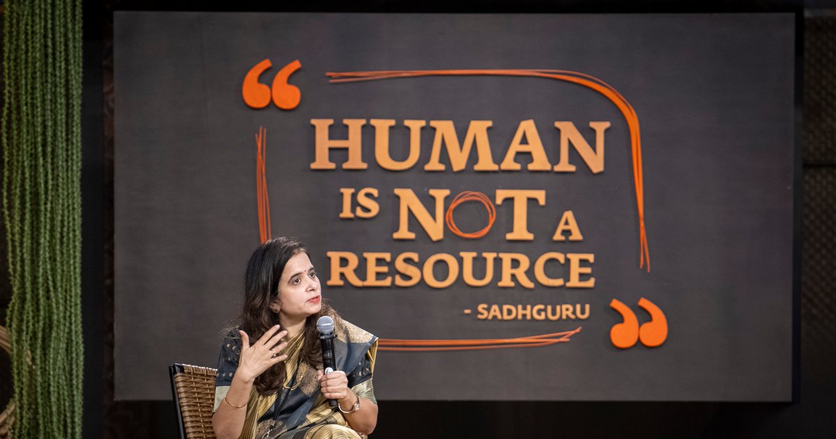SadhguruAcademy's tweet image. As President &amp;amp; Head of Human Resources, Axis Bank, Rajkamal Vempati knows that the ability to respond with speed to changing market demands is critical. She says that while hiring, more than qualifications or experience, they are looking for people with passion, the drive of an…