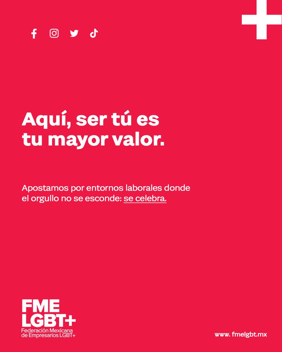 “El orgullo es un acierto, no un riesgo laboral.”