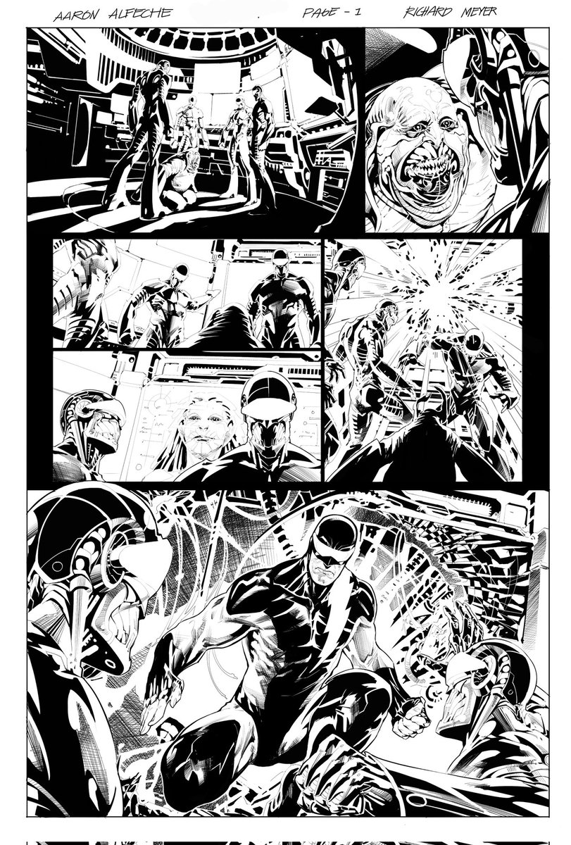 That time I drew Nexus #nexus #comicart #illustration