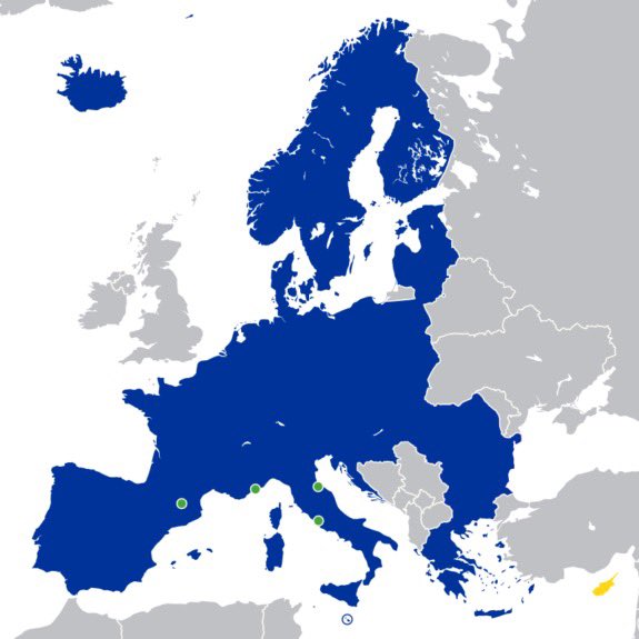 🇪🇺 Днес честваме 40 години #Schengen!
От 5 до 29 държави за 4 десетилетия — зона за свободно движение на над 420 млн. души 🛫🚢🚗
От 1.01.2025 🇧🇬 и 🇷🇴 са пълноправни членове на #Schengen.
#Europe #Schengen40