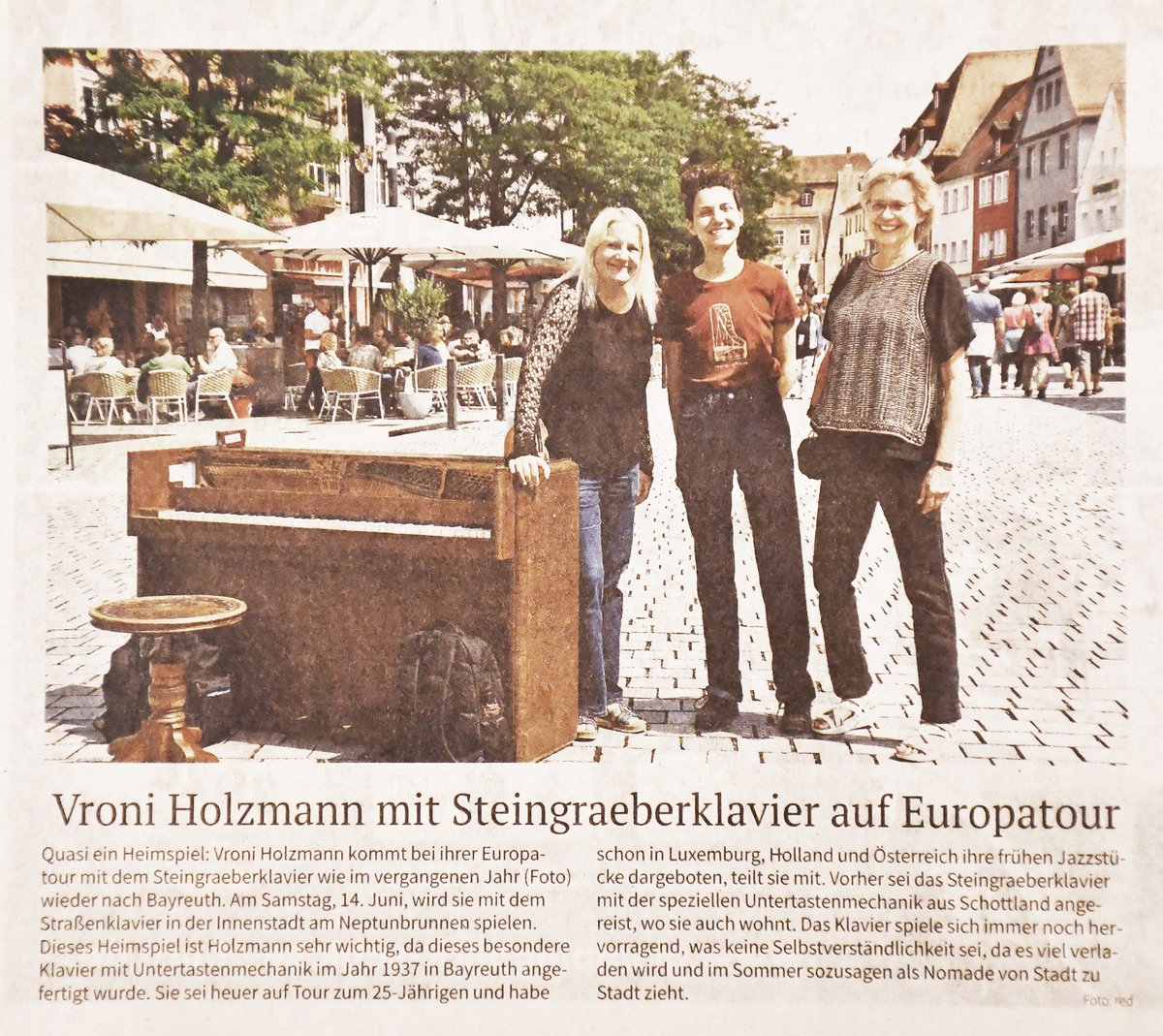 Come see me play my little piano in Bayreuth today 🙂