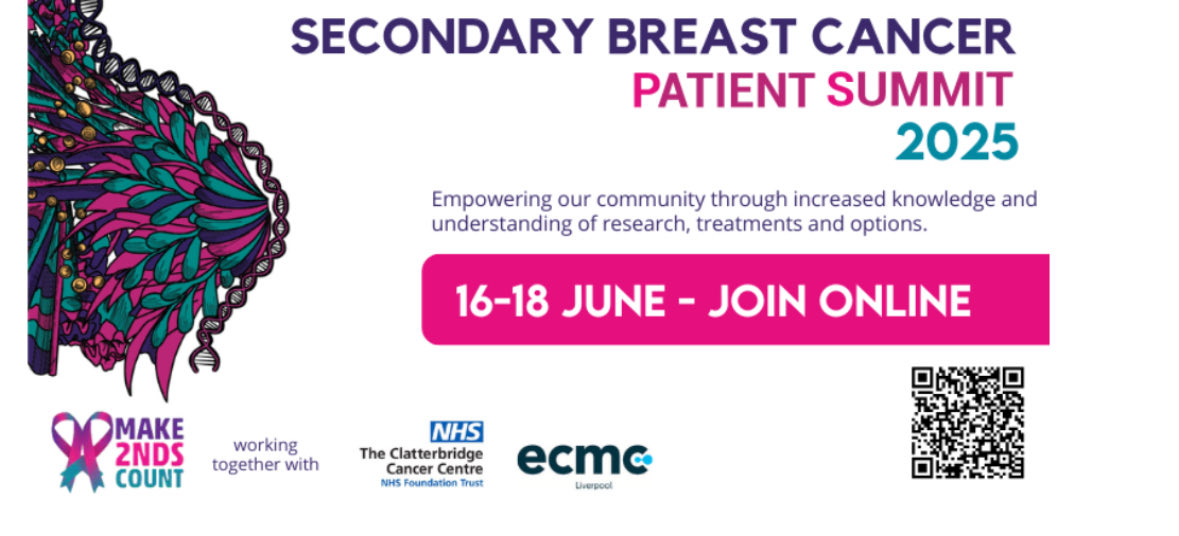 cancermedic's tweet photo. The 2nd in person patient summit for people living with secondary breast cancer starts Monday in Liverpool. Anyone can join on online and all are welcome, so pleaee register ⬇️. https://t.co/1AuLKvD4kP