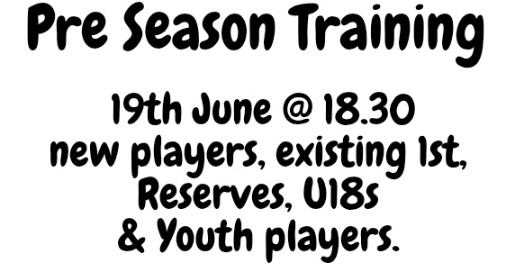 Chard Town FC (@chardtownfc) on Twitter photo Pre Season
Don't miss the chance to join us on Thursday 19th June 18.30. if you want to play a high standard of football it's where you need to be ⚽
Main Sponsor <a href="/DevonTruckShow/">Devon Truck Show</a> Pre Season
Don't miss the chance to join us on Thursday 19th June 18.30. if you want to play a high standard of football it's where you need to be ⚽
Main Sponsor <a href="/DevonTruckShow/">Devon Truck Show</a>