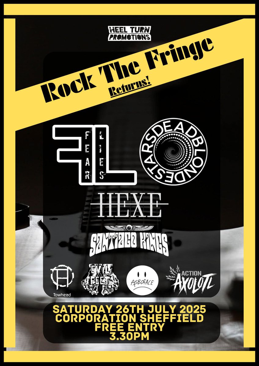 Fear Lies (@fearliesuk) on Twitter photo Absolutely thrilled to announce this incredible show Rock the Fringe on Tramlines Sat, we are proud to share the headline slot with the amazing <a href="/DeadBlondeStars/">DeadBlondeStars</a> at <a href="/Corporationshe1/">Corporationsheffield</a> with many great bands inc the great <a href="/santiagokings/">Santiago Kings</a> 🤘 #tramlinesfringe #Tramlines #summerfestivals Absolutely thrilled to announce this incredible show Rock the Fringe on Tramlines Sat, we are proud to share the headline slot with the amazing <a href="/DeadBlondeStars/">DeadBlondeStars</a> at <a href="/Corporationshe1/">Corporationsheffield</a> with many great bands inc the great <a href="/santiagokings/">Santiago Kings</a> 🤘 #tramlinesfringe #Tramlines #summerfestivals