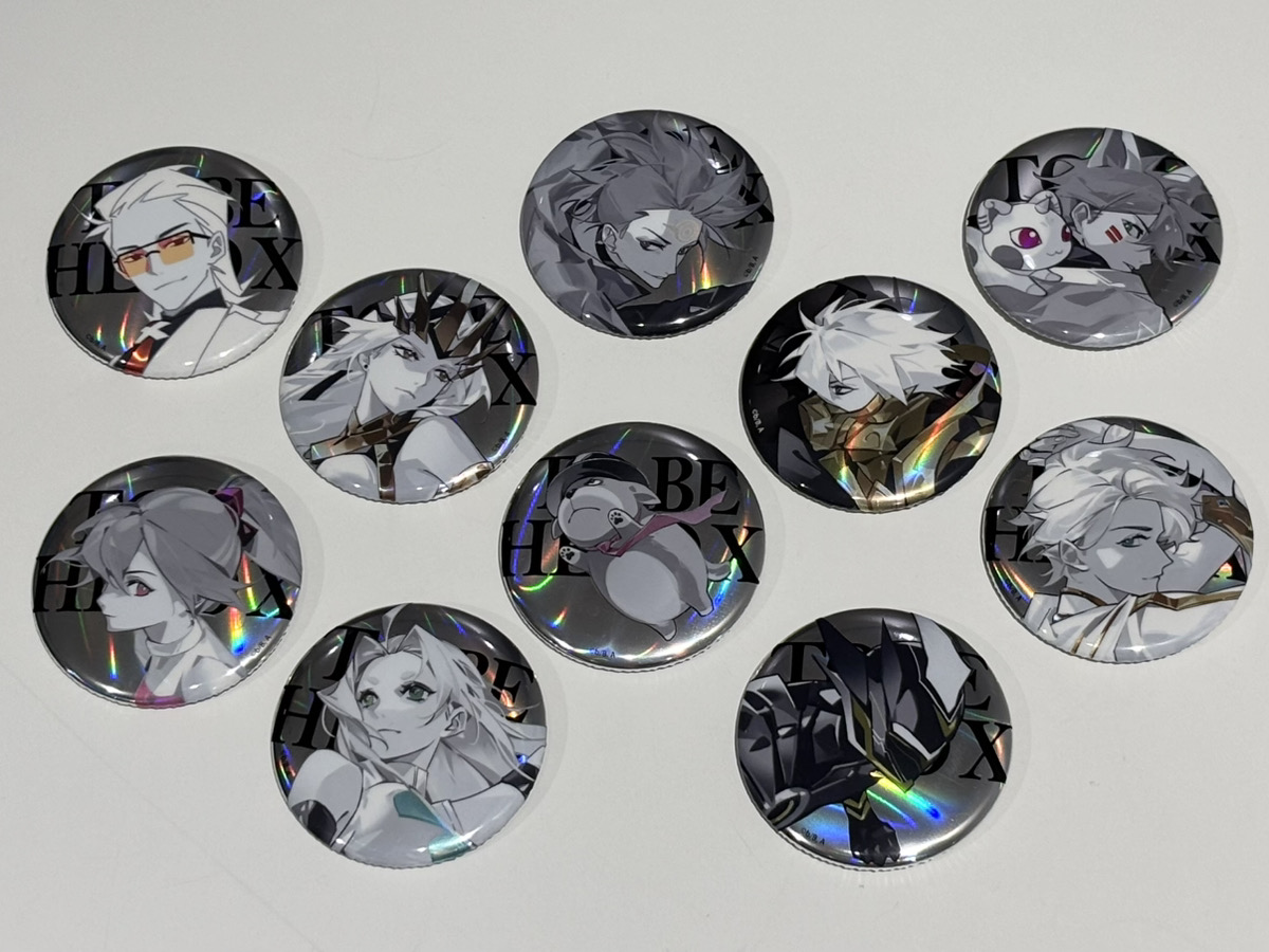 TO BE HERO X POP UP SHOP オーロラカンバッジ 10点 TO BE HERO