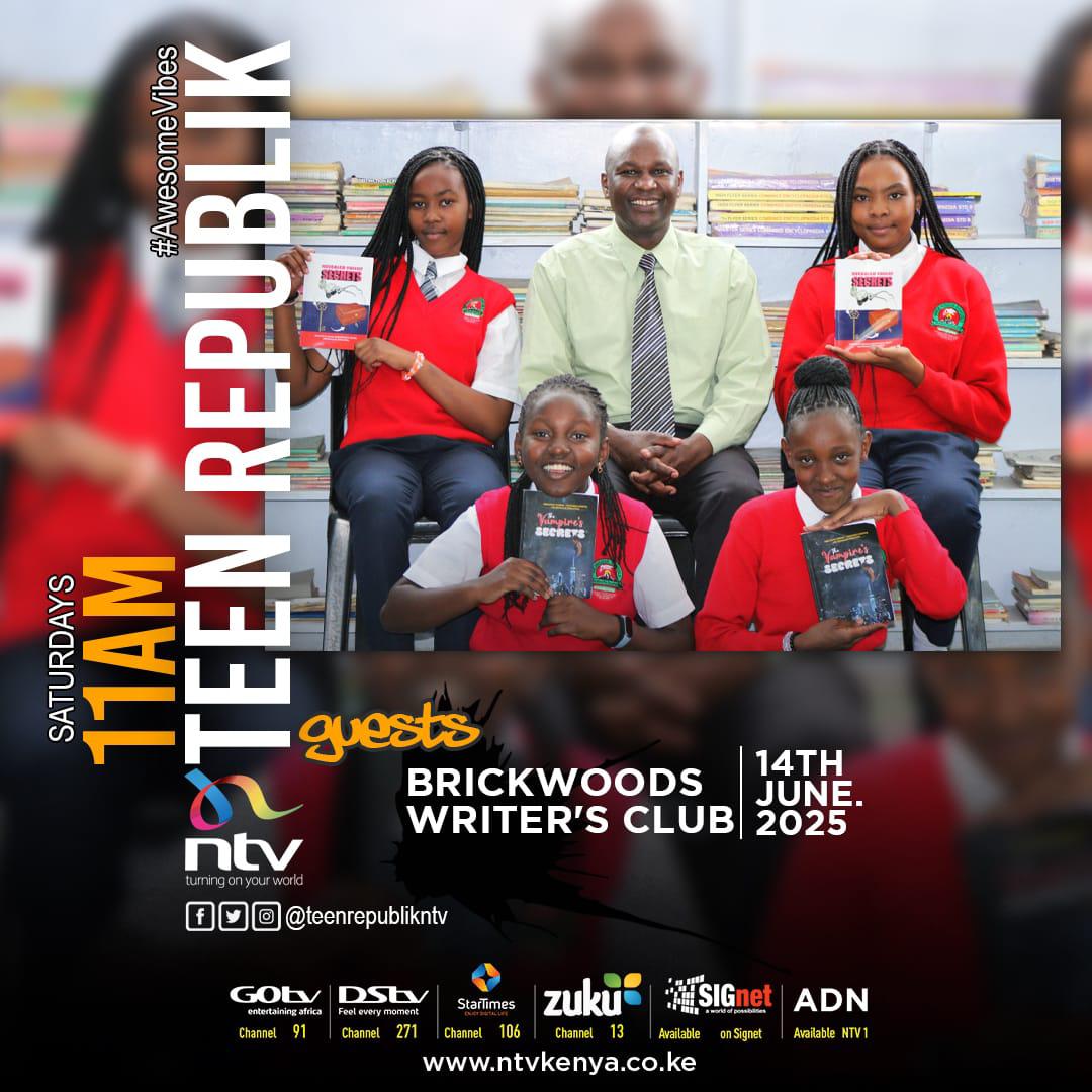 Kiama Kaara (@kiamakaara) on Twitter photo My daughter Wahu Kiama and her co-authors from the Brickwoods School, Writers Club will be on <a href="/ntvkenya/">NTV Kenya</a> from 11 am speaking about her book, "Revealed Family Secrets". Tune in. <a href="/AlisonNgibuini/">Alison Ngibuini</a> <a href="/mx__chichi/">Sina Source</a> @youngwriters <a href="/YoungWriters/">Mr. Stephens</a>Mo1 <a href="/YoungWritersHub/">NAWE</a> <a href="/NuriaStore/">The Home of African Books</a> My daughter Wahu Kiama and her co-authors from the Brickwoods School, Writers Club will be on <a href="/ntvkenya/">NTV Kenya</a> from 11 am speaking about her book, "Revealed Family Secrets". Tune in. <a href="/AlisonNgibuini/">Alison Ngibuini</a> <a href="/mx__chichi/">Sina Source</a> @youngwriters <a href="/YoungWriters/">Mr. Stephens</a>Mo1 <a href="/YoungWritersHub/">NAWE</a> <a href="/NuriaStore/">The Home of African Books</a>
