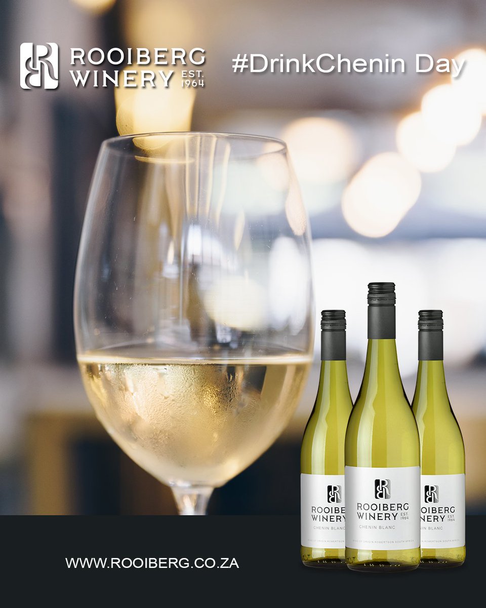 🍇✨ Cheers to #DrinkChenin Day! Raise a glass to South Africa’s Chenin Blanc – crisp and refreshing! Celebrate with Rooiberg’s wine! 🥂 

#RooibergWines #RedChairBistro #CheninBlanc #TasteTheDifferenc #RobertsonWine #DrinkSouthAfrican #WineLovers #RooibergMoments <a href="/CheninBlancSA/">Chenin Blanc SA</a>