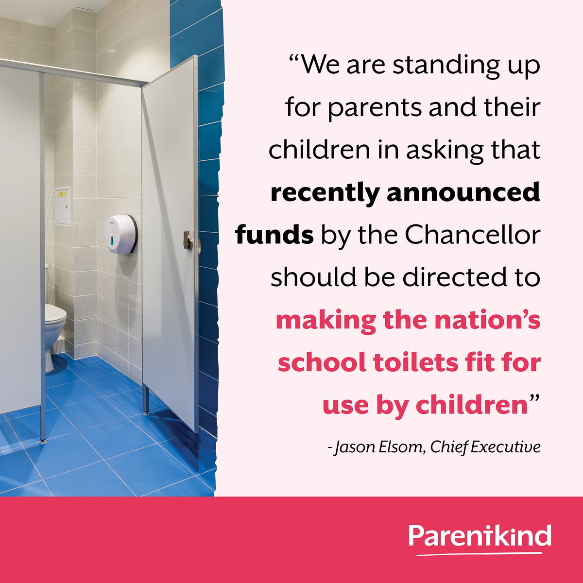 🚨 1 in 10 kids ask to stay home and miss school because the toilets are so bad. Some are “covered in poo and urine”, others full of cockroaches. It’s harming health, focus &amp; dignity.

Parentkind urges the Chancellor to fund urgent upgrades. 👇

parentkind.org.uk/research-and-p…
