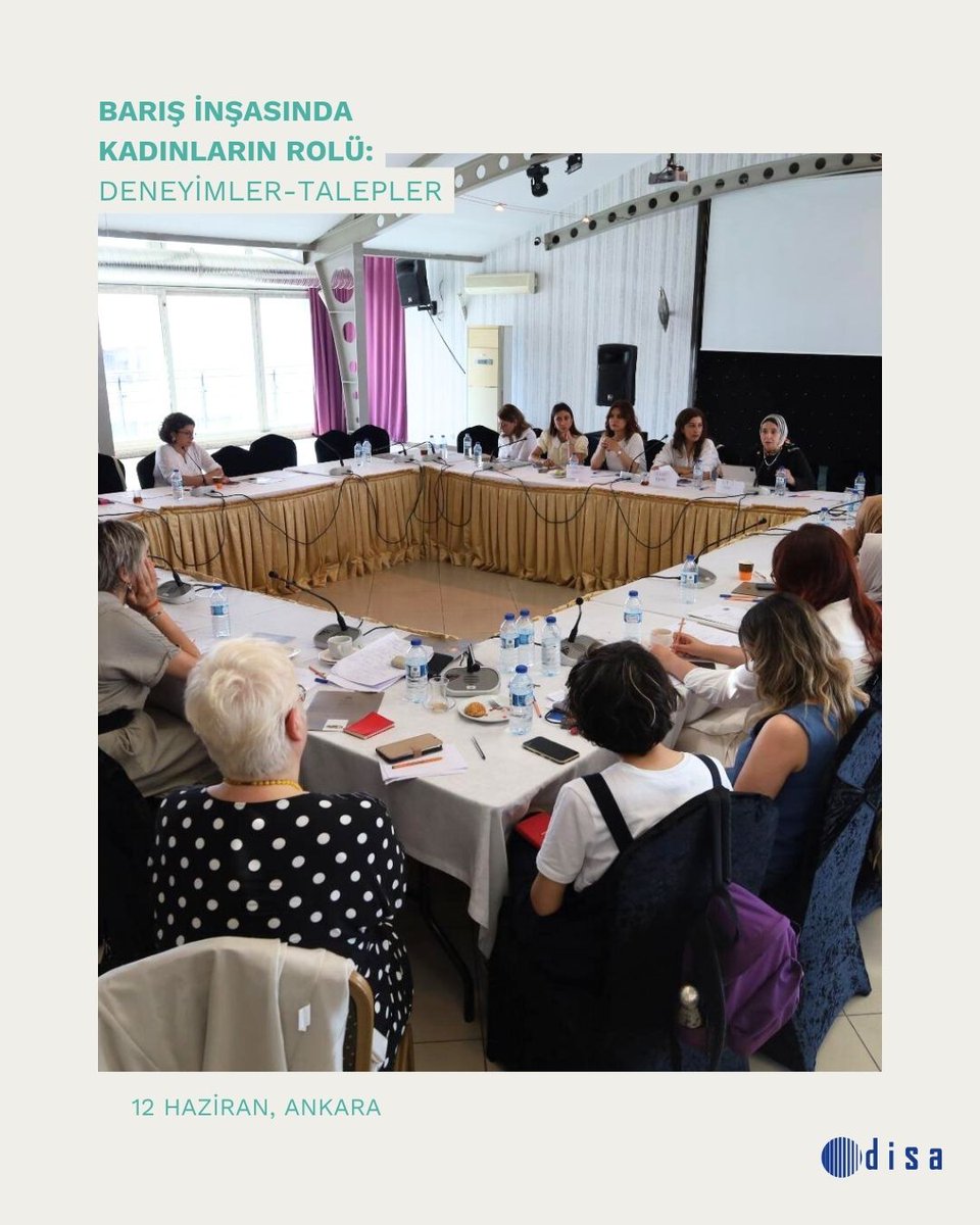 Diyarbakır Siyasal ve Sosyal Araştırmalar Enst. (@disaenstitu) on Twitter photo 1⃣ Friedrich-Ebert-Stiftung Derneği Türkiye Temsilciliği'nin ev sahipliğiyle "Barış İnşasında Kadınların Rolü" yuvarlak masa toplantısını gerçekleştirdik.
<a href="/FES_Turkey/">FES Türkiye</a> 1⃣ Friedrich-Ebert-Stiftung Derneği Türkiye Temsilciliği'nin ev sahipliğiyle "Barış İnşasında Kadınların Rolü" yuvarlak masa toplantısını gerçekleştirdik.
<a href="/FES_Turkey/">FES Türkiye</a>