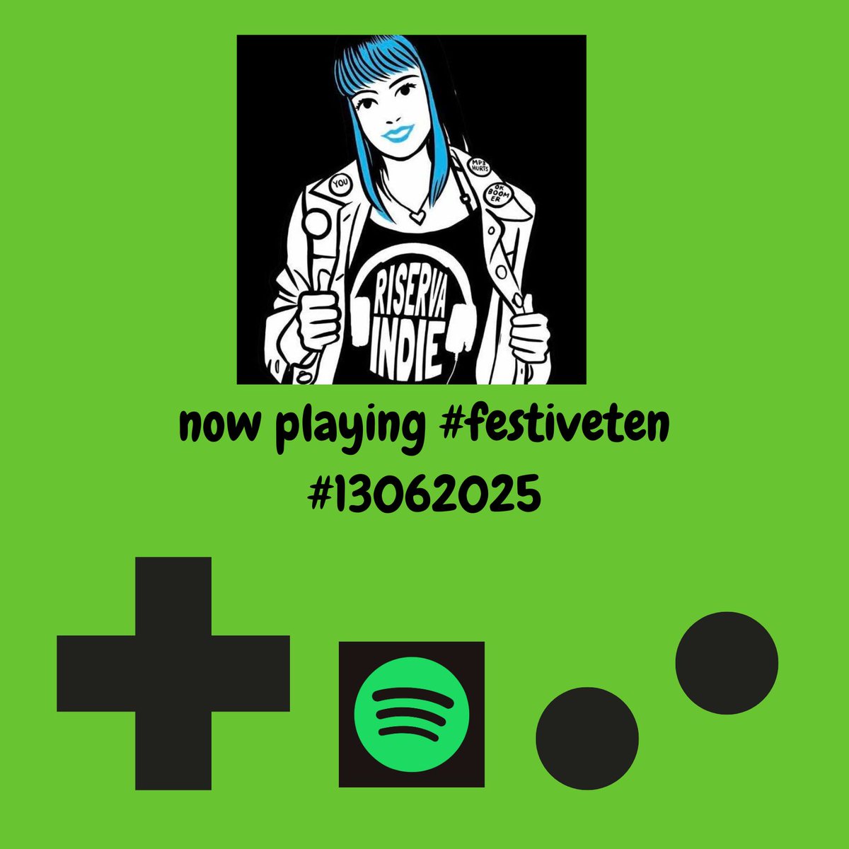 Aggiornata la playlist di #riservaindie su #spotify. La ascolti su  riservaindie.blogspot.com/2025/06/festiv…
