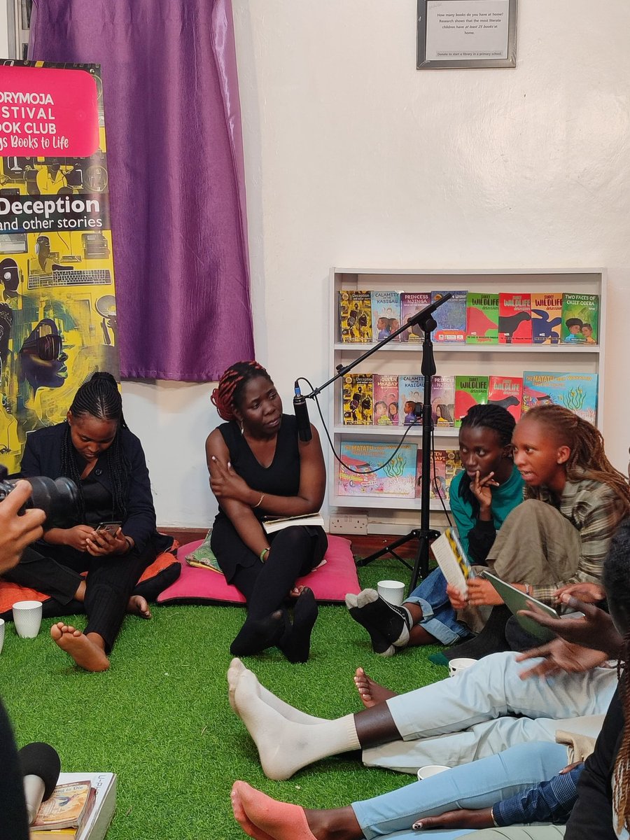 Yesterday, we hosted the Storymoja Festival Book Club where we delved into Deception and Other Stories; a powerful anthology designed to spark critical conversations around digital safety. Find your way to <a href="/Storymoja/">Storymoja Publishers</a> offices  for the Friday book clubs. A copy goes for Ksh 1200.
