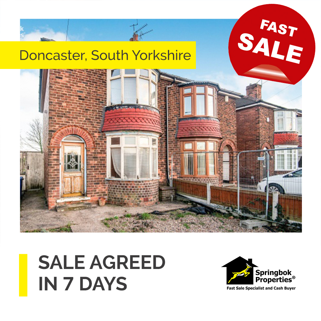 springbokprop's tweet photo. If you want a #fasthousesale, like the owners of this #semidetached in #Doncaster, get your #cashoffer today: https://t.co/04KkEUOnyB
#sellwithSpringbok #fastsale #quicksale #quickhousesale #soldin7days #speedysale #wowthatsquick https://t.co/PXn7zRttXX
