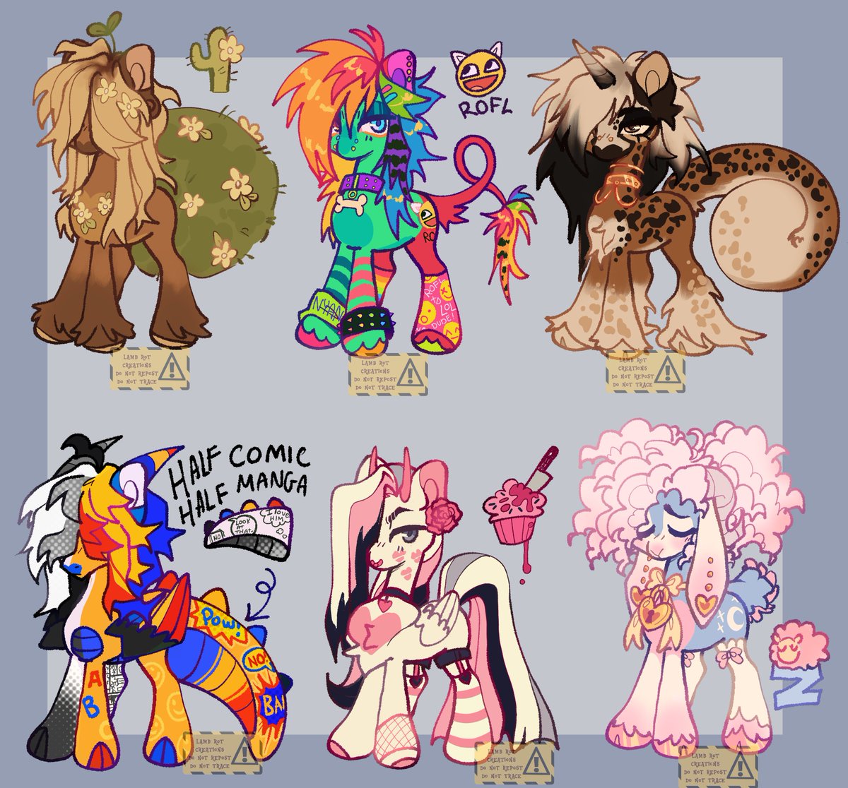 posted these guys for sale on my toyhouse  ! theyll only be available for the next few hours cuz i gotta time limit on smthn irl toyhou.se/Luciferslamb/c…