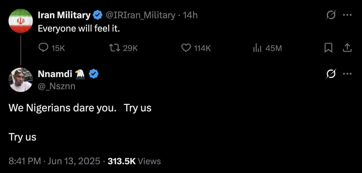 Did this guy even check if the Nigerian army has paid their soldiers before offering them up like this??? 😭