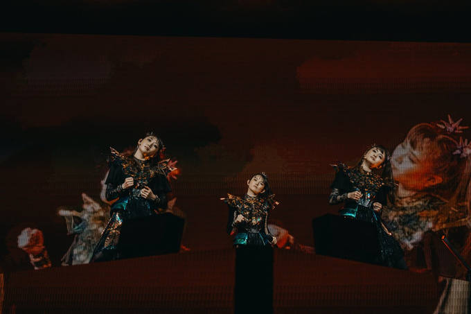 On stage media image