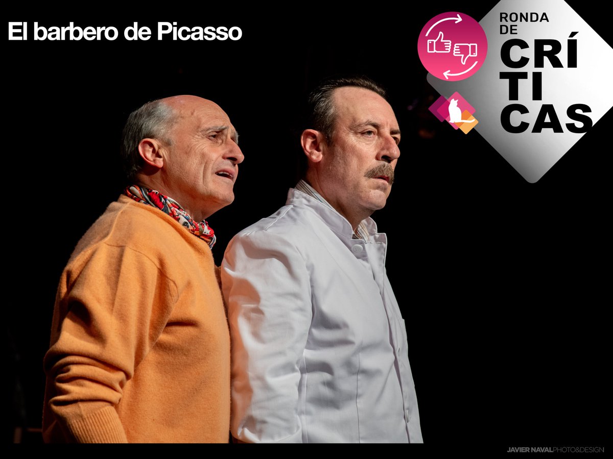 EL BARBERO DE PICASSO 📍@teatroespanol
Autor: Borja Ortiz de Gondra. Dirección: Chiqui Carabante.
Con Mar Calvo, José Ramón Iglesias, Antonio Molero y  Pepe Viyuela.
#ElbarberodePicasso #RonadeCríticas
👉madridesteatro.com/el-barbero-de-…

👍El barbero de Picasso se queda en tierra de